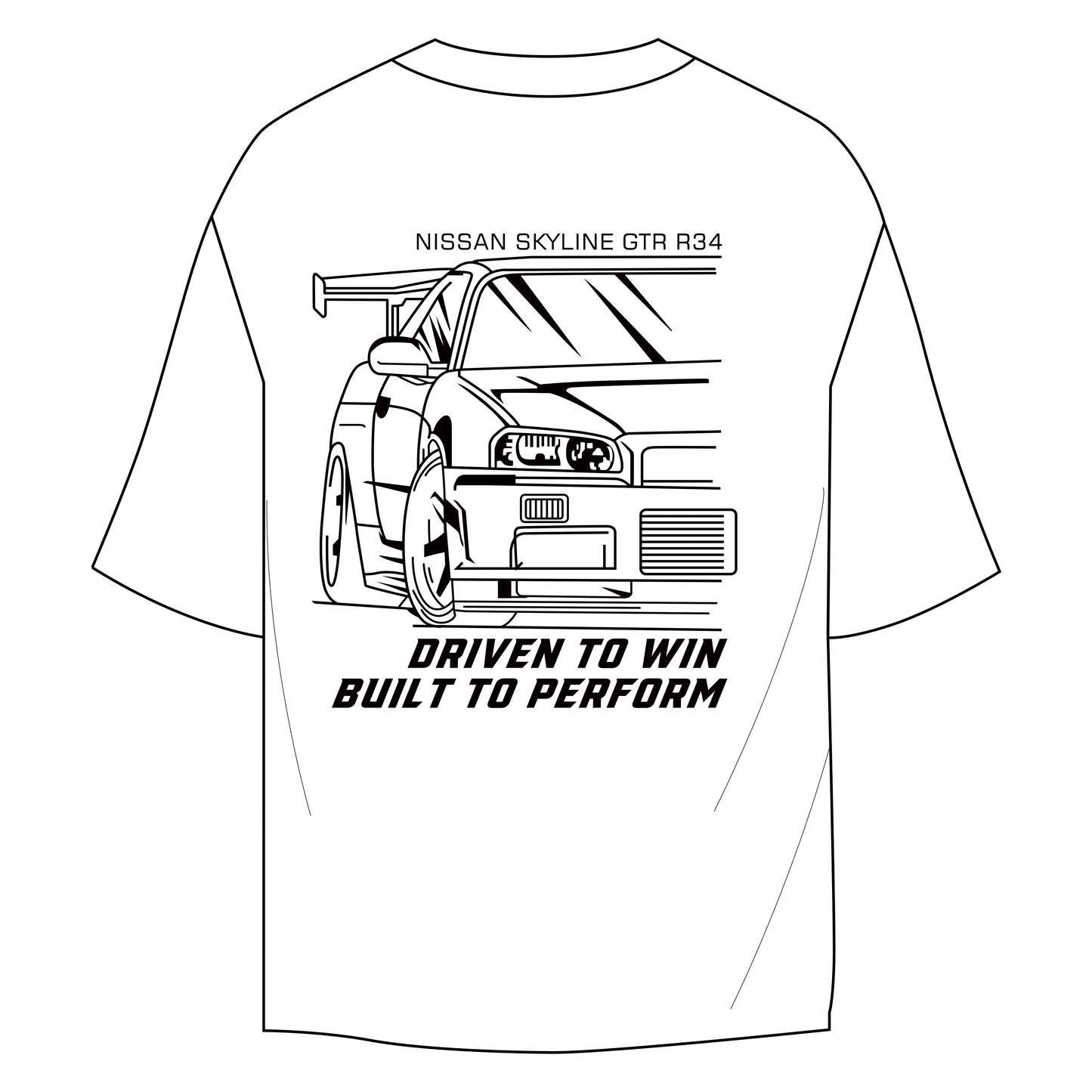 Short Sleeve TEE - SD Logo with Skyline Print