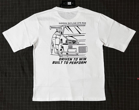 Short Sleeve TEE - SD Logo with Skyline Print