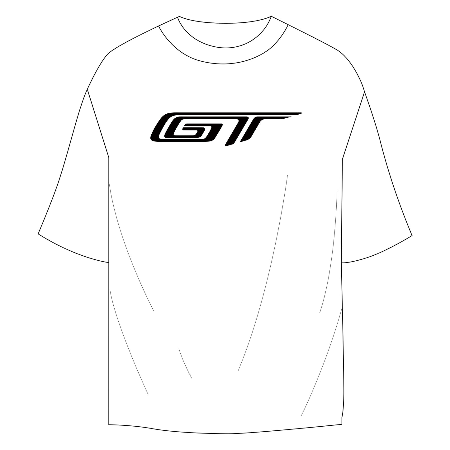 Short Sleeve Tee - GT Logo with Car Print
