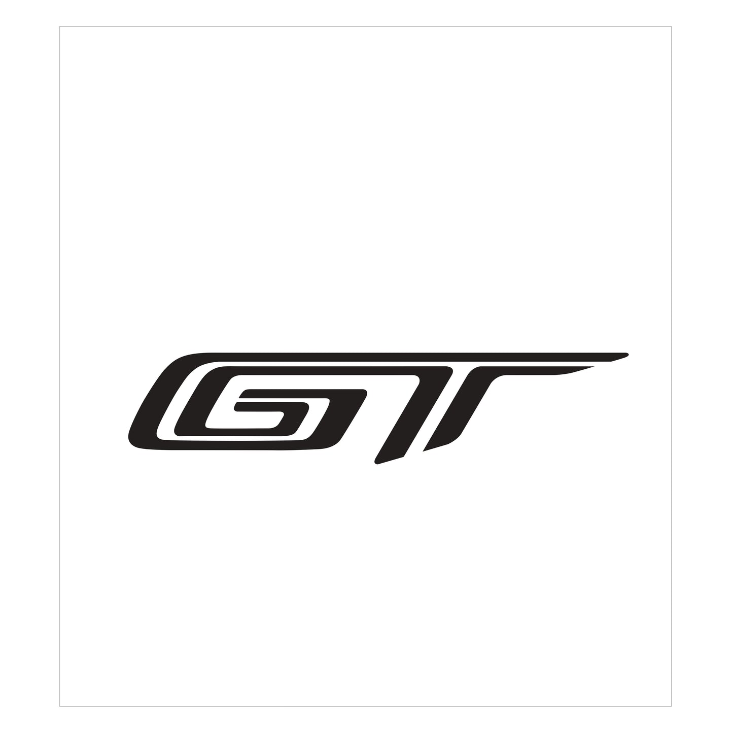 Short Sleeve Tee - GT Logo with Car Print