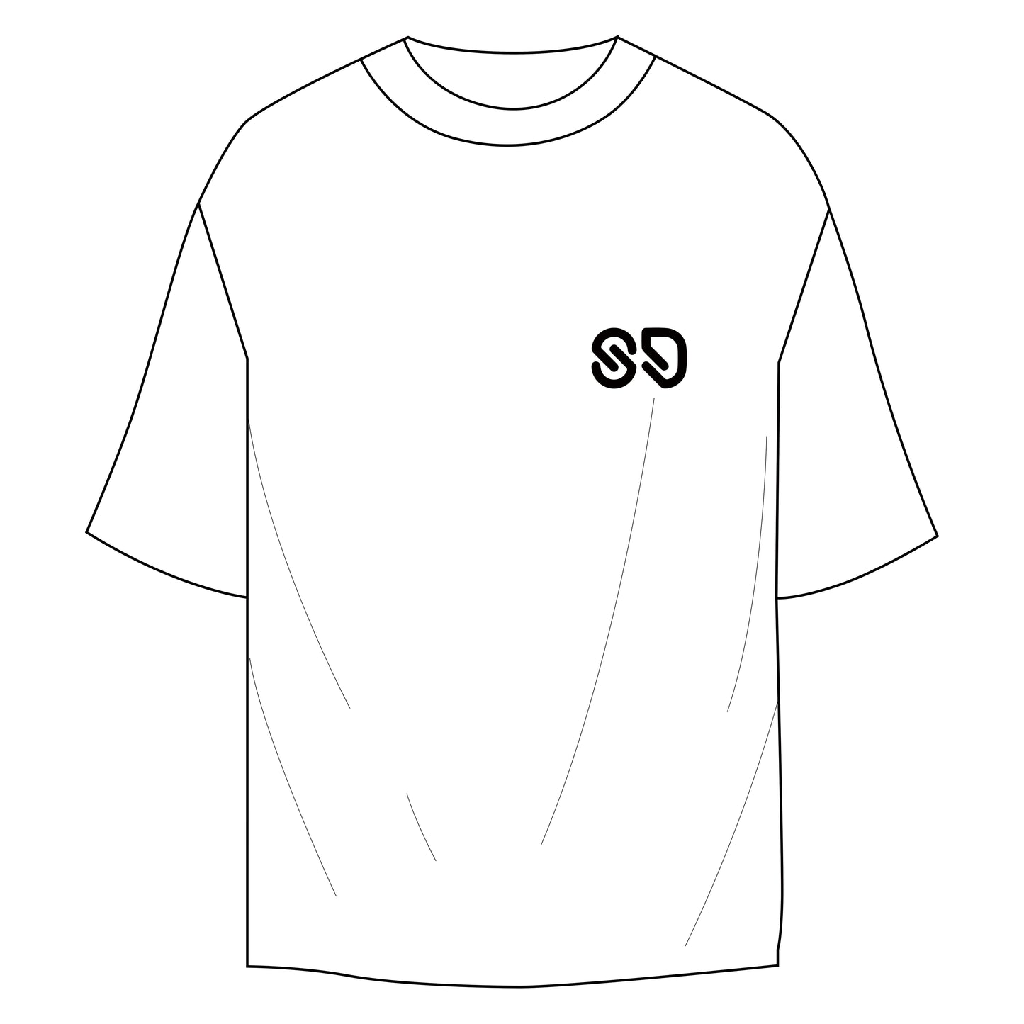 Short Sleeve TEE - SD Logo with Skyline Print