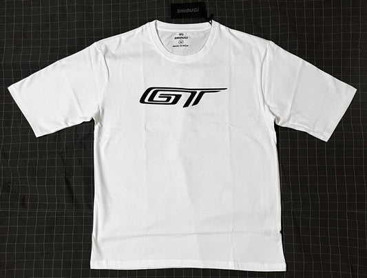 Oversized T-Shirt with Front GT logo and Back GT Car Print.